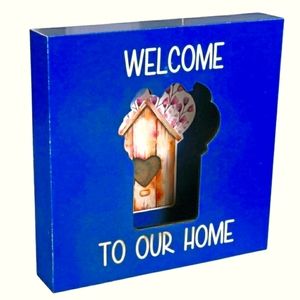 🏡 NEW "Welcome to our Home" Block Decor.